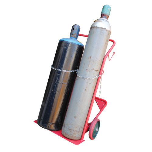 Cylinder Cart, Mold-on Rubber Wheels, 25-1/2"W x 7"L Base, 350 lbs. Infinity Industrial Services Inc.