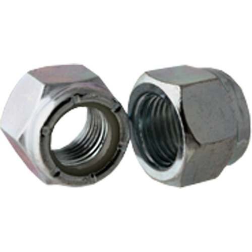 Nylock Nut, 5/16"-18 Dia., Zinc Cr+3, Coarse Infinity Industrial Services Inc.