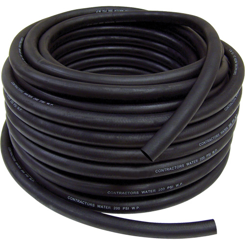Contractor's Water Discharge Garden Hose, Rubber, 3/4" dia. x 50' Infinity Industrial Services Inc.