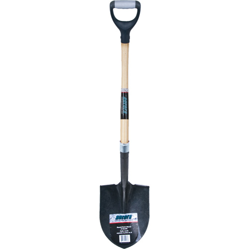 Heavy-Duty Round Point Shovel, Carbon Steel Blade, Hardwood, D-Grip Handle Infinity Industrial Services Inc.