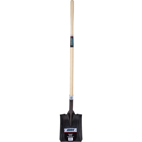 Heavy-Duty Square Shovel, Hardwood, Carbon Steel Blade, Straight Handle, 48" Long Infinity Industrial Services Inc.
