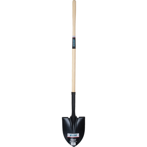 Round Point Shovel, Tempered Steel Blade, Hardwood, Straight Handle Infinity Industrial Services Inc.