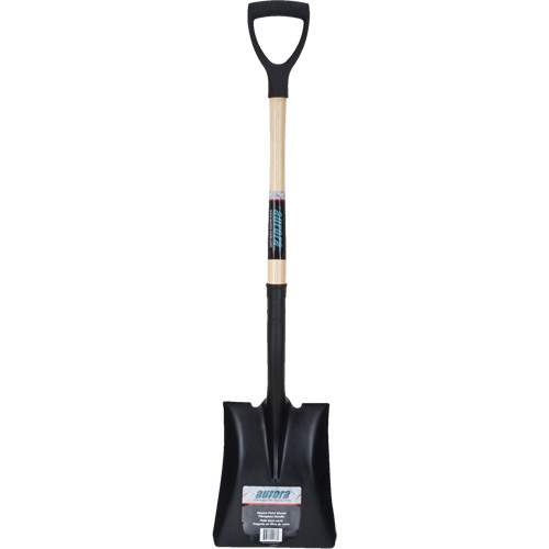 Square Point Shovel, Hardwood, Tempered Steel Blade, D-Grip Handle, 29" Long Infinity Industrial Services Inc.