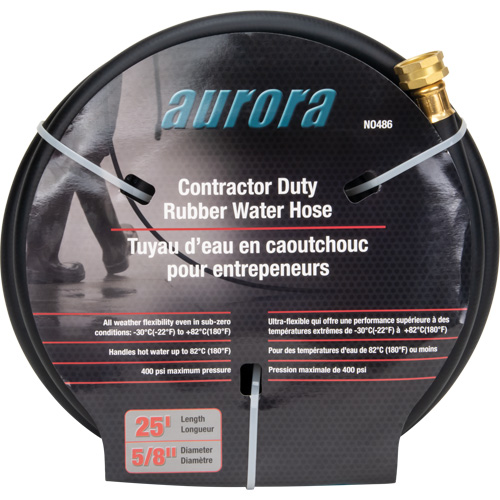 Contractor Duty Rubber Hose, Rubber, 5/8" dia. x 25' Infinity Industrial Services Inc.
