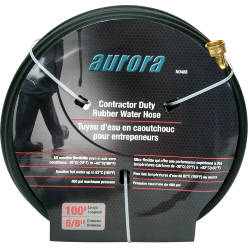 Contractor Duty Rubber Hose, Rubber, 5/8" dia. x 100' Infinity Industrial Services Inc.