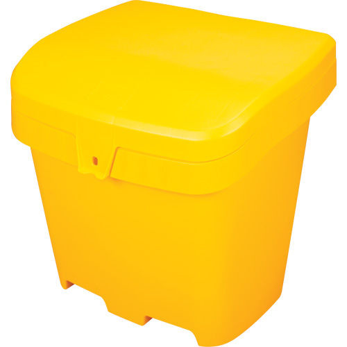 Salt & Sand Storage Bins, With Hasp, 21" x 27" x 26", 4.24 cu. ft., Yellow Infinity Industrial Services Inc.