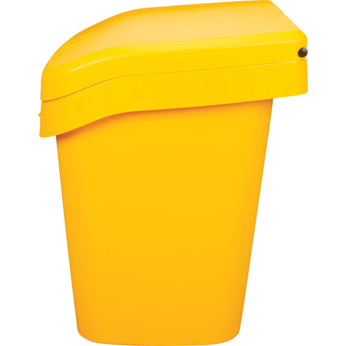 Salt & Sand Storage Bins, With Hasp, 21" x 27" x 26", 4.24 cu. ft., Yellow Infinity Industrial Services Inc.