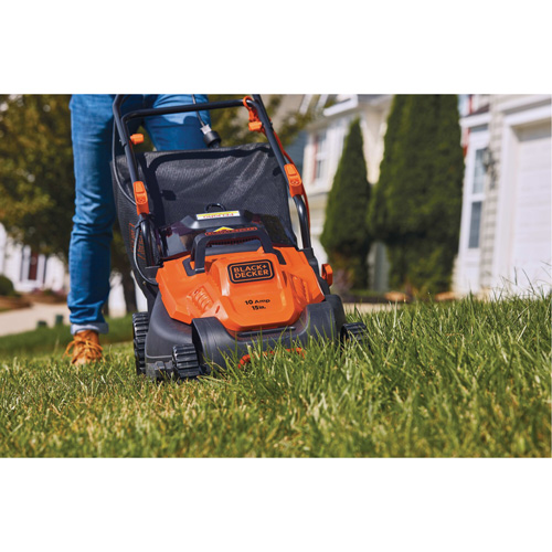 Lawn Mower with Comfort Grip Handle, Push Walk-Behind, Electric, 15" Cutting Width Infinity Industrial Services Inc.