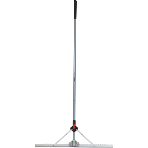 R&acirc;teau &agrave; niveler pour am&eacute;nagement paysager avec t&ecirc;te pliante, Manche Fibre de verre, 36" la, Lame Aluminium Infinity Industrial Services Inc.