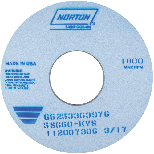 Tool Room Wheel, Type 01, Ceramic Alumina, 14" x 1" Infinity Industrial Services Inc.