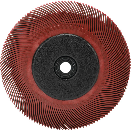 RADIAL BRISTLE BRUSH T-C6" With  ADAPTOR 220, Ceramic, 220 Grit, 6" Dia. Infinity Industrial Services Inc.