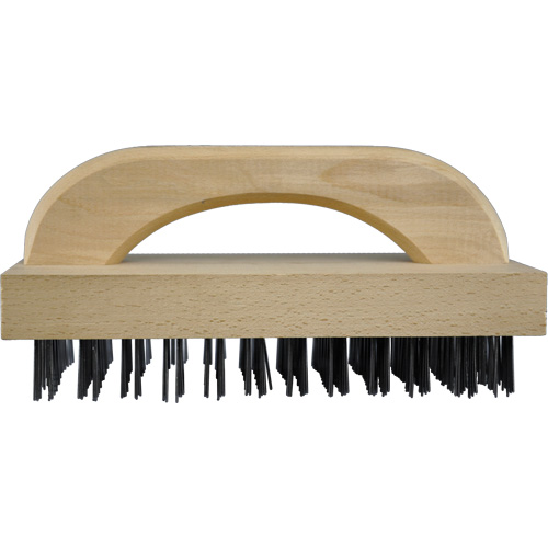 Flat Wire Butcher Block Brushes, Flat Steel Wire, 8 x 12 Wire Rows, 9" Long Infinity Industrial Services Inc.