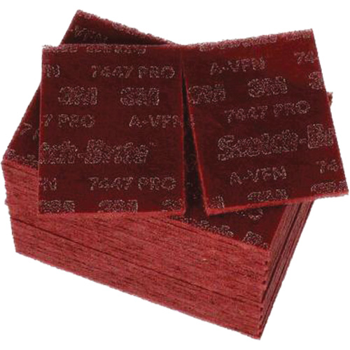 Scotch-Brite 7447 Hand Pads, Aluminum Oxide, 9" x 6", Very Fine Grit Infinity Industrial Services Inc.