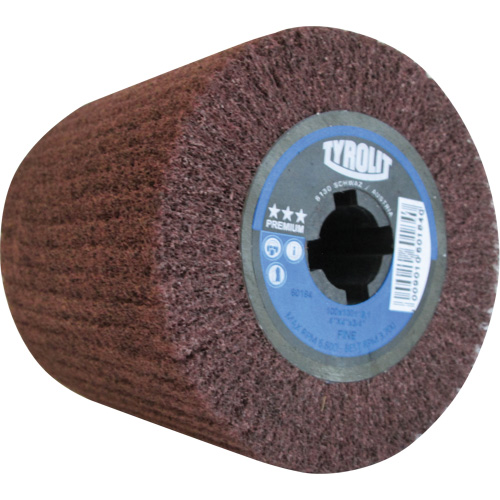 Pro-Line Surface Conditioning Drum, 4" Dia. x 4" W, 3/4" Arbor, Fine Grit, Aluminum Oxide Infinity Industrial Services Inc.