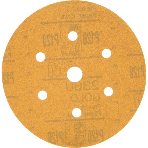 Disque de ponçage antipoussi&egrave;re Hookit, dia 6", Grain P120, Oxyde d'aluminium, Poids C Infinity Industrial Services Inc.