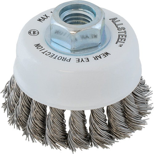 AllSteel Wire Brush, 3" Dia. x 5/8"-11 Arbor Infinity Industrial Services Inc.