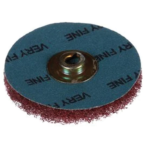 Disque HS de polissage et de brossage &agrave; changement rapide Standard Abrasives, 2" dia., Grain Tr&egrave;s fin, Oxyde d'aluminium Infinity Industrial Services Inc.