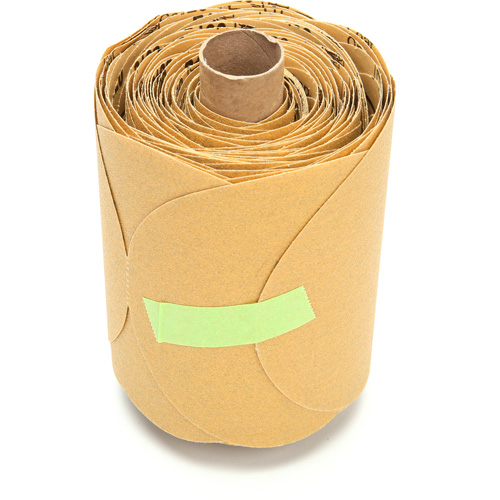 Stikit Gold Paper 216U Disc Roll, Aluminum Oxide, 5" W x 52' L, P120 Grit Infinity Industrial Services Inc.