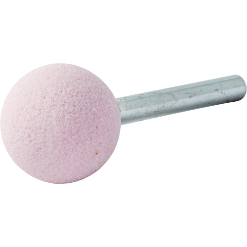 Vitrified Bond Mounted Point, A25, Aluminum Oxide, 1" Dia., 1" L, 80 Grit Infinity Industrial Services Inc.