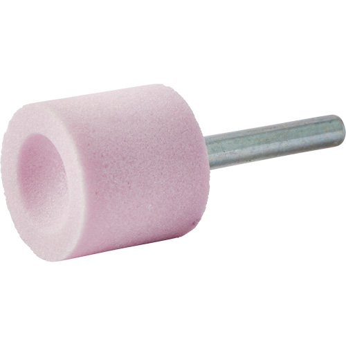 Vitrified Bond Mounted Point, A38, Aluminum Oxide, 1" Dia., 1" L, 80 Grit Infinity Industrial Services Inc.