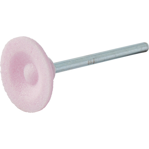 Vitrified Bond Mounted Point, B81, Aluminum Oxide, 3/4" Dia., 3/16" L, 80 Grit Infinity Industrial Services Inc.