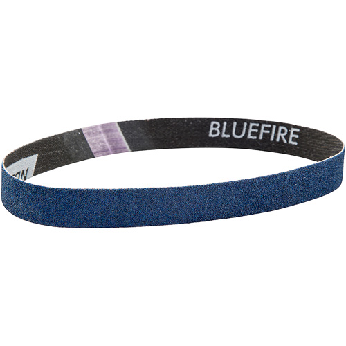BlueFire&reg; File Belt, 3/4" W x 20-1/2" L, Zirconia Alumina, 80 Grit Infinity Industrial Services Inc.