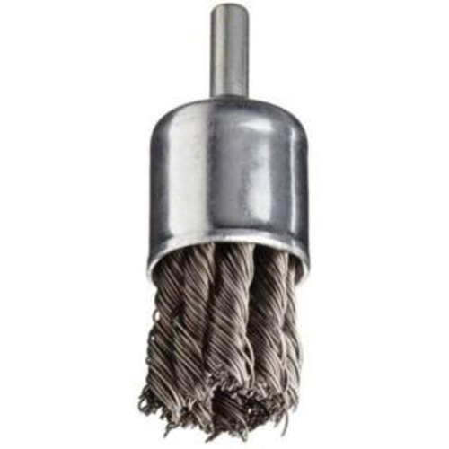 Brosse &agrave; fils nou&eacute;s avec moyeu, 1" dia. x 1/4" arbre Infinity Industrial Services Inc.
