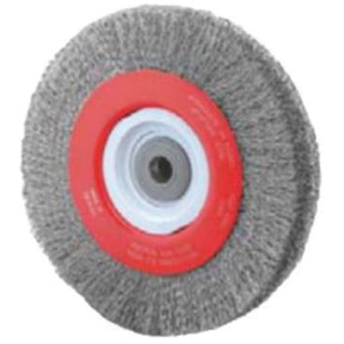 Roue d'&eacute;tabli sertie, 8" dia., Fils 0,014", Arbre 1/2"-2 Infinity Industrial Services Inc.