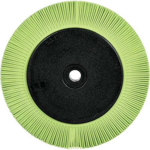 Scotch-Brite Type S Precision Radial Bristle Brush PN-RB with Flange, Ceramic, 50+ Grit, 8" Dia. Infinity Industrial Services Inc.
