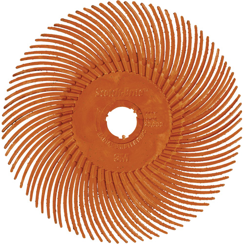 Scotch-Brite Type C Precision Radial Bristle Brush PN-RB, Ceramic, 80+ Grit, 2" Dia. Infinity Industrial Services Inc.