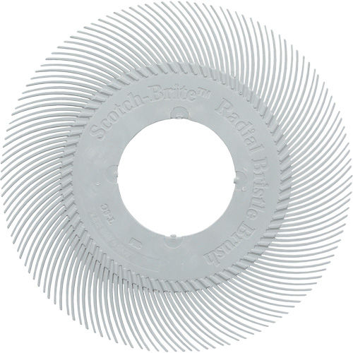 Scotch-Brite Type C Precision Radial Bristle Brush PN-RB without Adapter, Ceramic, 120+ Grit, 7-5/8" Dia. Infinity Industrial Services Inc.