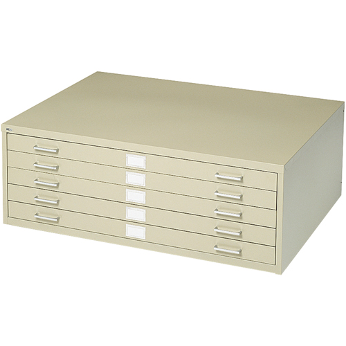 Steel Plan Files, 5 Drawers, 40-3/8" W x 29-3/8" D x 16-1/2" H Infinity Industrial Services Inc.