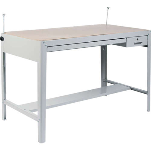 Base pour table &agrave; dessin de pr&eacute;cision, 56-3/8" la x Gris Infinity Industrial Services Inc.
