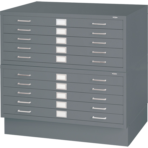 Steel Plan Files, 5 Drawers, 40-3/8" W x 29-3/8" D x 16-1/2" H Infinity Industrial Services Inc.