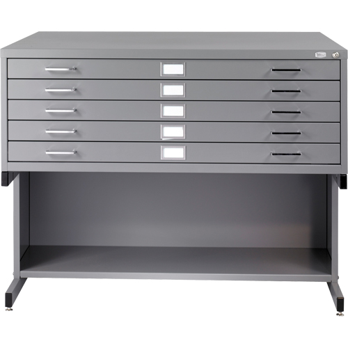 Steel Plan Files, 5 Drawers, 53-3/8" W x 41-3/8" D x 16-1/2" H Infinity Industrial Services Inc.
