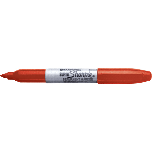 Marqueurs permanents - Super, Rouge, Pointe Fin Infinity Industrial Services Inc.