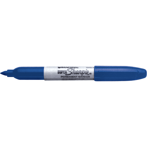 Marqueurs permanents - Super, Bleu, Pointe Fin Infinity Industrial Services Inc.