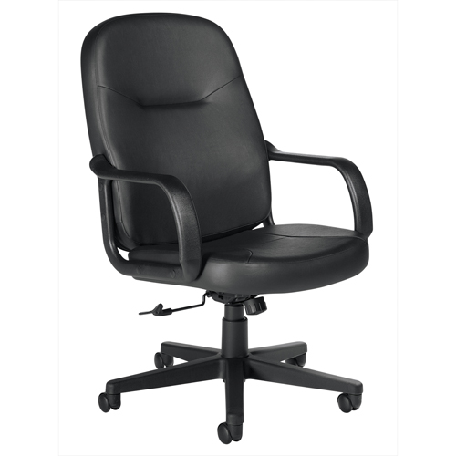 Office Chairs, Leather, Black Infinity Industrial Services Inc.