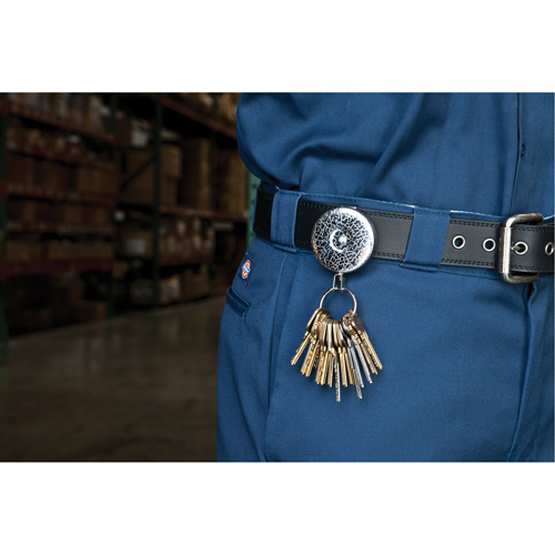 Original Self Retracting Reels #485-HDK, Chrome, 48" Cable, Belt Clip Attachment Infinity Industrial Services Inc.