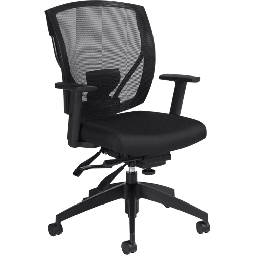 Chaises &agrave; bras Multi-Tilter, Tissu, Noir, Capacit&eacute; 300 lb Infinity Industrial Services Inc.
