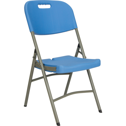 Chaise pliante, Poly&eacute;thyl&egrave;ne, Bleu, Capacit&eacute; 350 lb Infinity Industrial Services Inc.