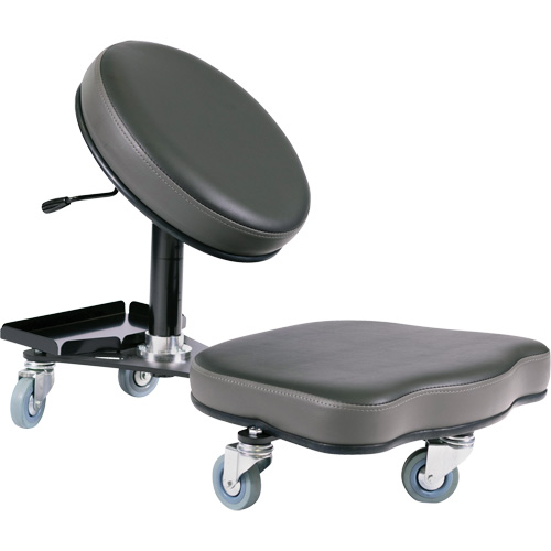 Flex Ergonomic Chair, Vinyl, Black/Grey Infinity Industrial Services Inc.
