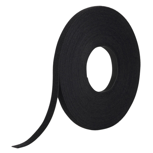 Ruban d'attaches One-Wrap, Boucle et crochet, 25 vg x 1/2", Auto-aggripant, Noir Infinity Industrial Services Inc.