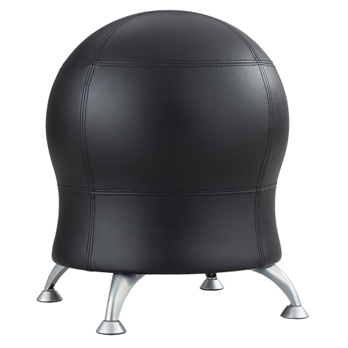 Zenergy Ball Chair, Vinyl, Black, 250 lbs. Capacity Infinity Industrial Services Inc.