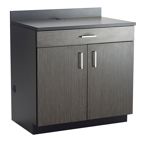 Armoire modulaire de base, M&eacute;lamine, 39" h x 36" la x 25" P, Nuit d'Asie/noir Infinity Industrial Services Inc.