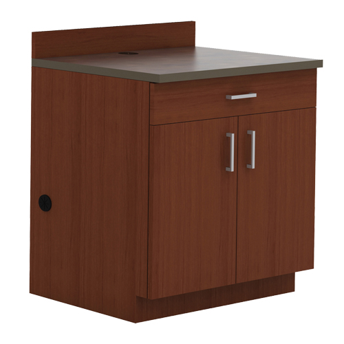Modular Base Cabinet, Melamine, 39" H x 36" W x 25" D, Mahogany Infinity Industrial Services Inc.