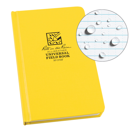 Bound Book, Hard Cover, Yellow, 160 Pages, 4-5/8" W x 7-1/4" L Infinity Industrial Services Inc.