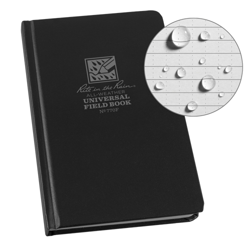 Livre reli&eacute;, Couverture rigide, Noir, 160 Pages, 4-5/8" , 7-1/4"  Infinity Industrial Services Inc.