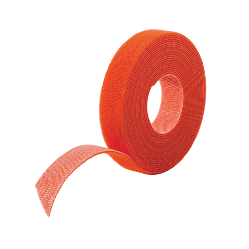 One-Wrap&reg; Cable Management Tape, Hook & Loop, 25 yds x 5/8", Self-Grip, Orange Infinity Industrial Services Inc.