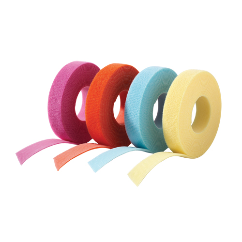 One-Wrap&reg; Cable Management Tape, Hook & Loop, 25 yds x 5/8", Self-Grip, Orange Infinity Industrial Services Inc.